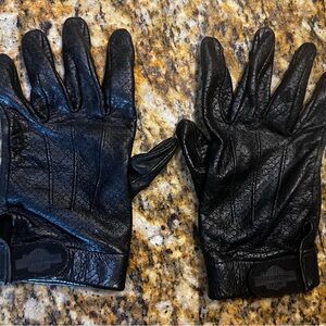 Harley-Davidson Black Leather Riding Gloves
